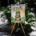 thumbnail image 4 of Happy St. Patrick’s Day Basset Hound with Green Hat Shamrocks Rainbow Vertical Matte Canvas Poster Bassets Dog Breed Lovers Gifts Idea Wall Art Home Decor - 03007, 4 of 5