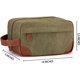 thumbnail image 2 of Neceser Neceser para hombre Neceser de lona resistente al agua con gran capacidad para viajar - Verde TUNC Sencillez, 2 of 5