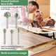 thumbnail image 4 of 5Pcs 6Mm Shank Ball Nose Router Bits Set End Mill Round Cove Box Solid Carbide CNC Radius Core Milli, 4 of 5