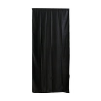 Oraceous Blackout Curtain Room Thermal Insulated Grommet Darkening Drape for Bedroom Living Room 39 x 84 Inch (Black)