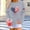 Gray, variant on Tops for Women's Long Sleeves Crewneck Sweatshirts 4th of July Independence Day American Flag Pullover Shirts