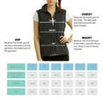 thumbnail image 5 of Women's Polar Fleece Zipper Vest Sleeveless Jacket, Charcoal Gray 3XL, 1 Pack, 5 of 8