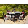 Uptown Vw 7pc Alum Dining Set- With Dining Chair Stationary table