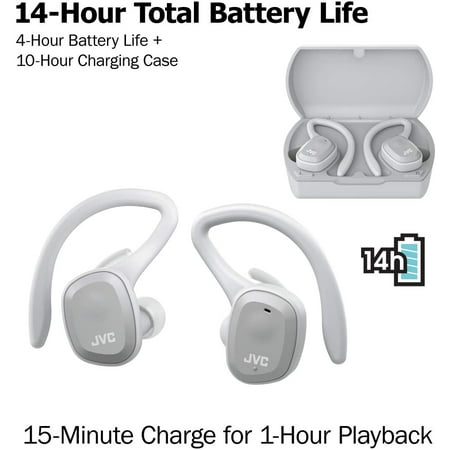 JVC - HAET45TH True Wireless In-Ear Headphones - Gray