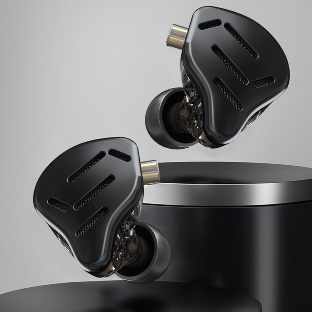 KZ-ZAX Auriculares con cable Jack de 3,5 mm HiFi Bass Monitor Auriculares para música Deporte Juego Barbie Nuevos Originales