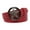 Dark Red, variant on Texas Star Belt & Buckle Combo – PU Leather Snap-On Belt – 19 Colors