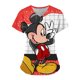 thumbnail image 3 of Uniforme de enfermera para mujer, camiseta de manga corta con cuello en V y estampado de Mickey Mouse de Disney, uniforme de enfermera de trabajo con bolsillos, 3 of 5