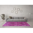 thumbnail image 3 of Ahgly Company Indoor Square Persian Purple Traditional Area Rugs, 7' Square, 3 of 4