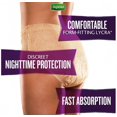 thumbnail image 2 of Depend Night Defense Underwear for Women, Large - Pack of 14, 2 of 4