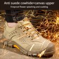 thumbnail image 5 of PPCHVOMEY Steel Toe Shoes for Men Comfortable Safety Shoes Non Slip Steel Toe Sneakers Warehouse Industry Contstruction Mens Work Shoes, 5 of 6
