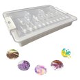 thumbnail image 3 of Caja Bordado transparente Hugtrwg organizador almacenamiento cuentas pintura diamantes, 3 of 9