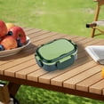 thumbnail image 7 of CHENjy Leakproof Lunch Box 304 Stainless Steel Food Container with Compartments Microwave Safe Bento Box for Daily Lunches Work Picnics 5.31*7.67*3.66 in, 7 of 7