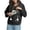 Black, variant on Zijinkuiwen Women Pet Pouch Hoodie Soft Drawstring Long Sleeve Pullover Sweatshirt for Small Cats Kittens Daily Wear Outdoor Walking Travel,Black,4XL