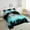 Cyan Black, variant on Erosebridal American City New York Bedding Twin Comforter Set, Football Soccer Down Comforter, Sports Theme Reversible Comforters & Duvets, Breathable Bedroom Decor, 2pcs