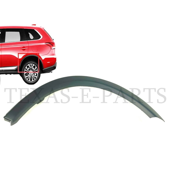 2014 2015 2016 2017 2018 2019 2020 Compatible with Mitsubishi Outlander Rear Wheel Arch Flare Molding Trim Left Driver Side