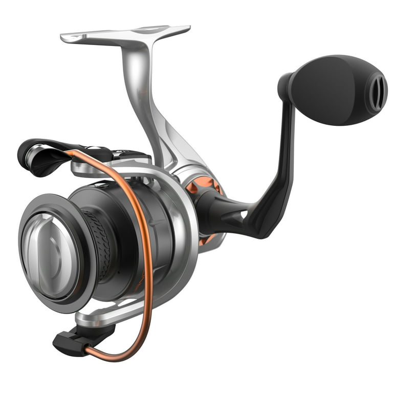 Quantum Reliance Spinning Fishing Reel, Size 35 Reel, Changeable Right- or  Left-Hand Retrieve, Anti-Corrosive Bearings, Water-Tight Seal, Saltguard  Protection, Silver/Black 