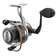 Quantum Reliance Spinning Fishing Reel, Size 35 Reel, Changeable Right- or Left-Hand Retrieve, Anti-Corrosive Bearings, Water-Tight Seal, Saltguard Protection, Silver/Black