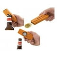 thumbnail image 3 of KAKOWELY Abridor de botellas Zappa, lanzador de botellas volador, abridor de cerveza con llavero, alcance de más de 5 m (naranja), 3 of 4