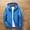 Blue, variant on HWRETIE Hiking Jacket,Kids' Waterproof Windproof Hooded Outdoor Jacket (3-12 Years),Solid Color Soft Shell Casual Sports Long Sleeve Hooded Jacket White