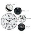thumbnail image 6 of Infinity Instruments Time to Read 11.5'' Wall Clock, 6 of 6