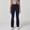 Dark Blue, variant on Vivianyn HD Women's High Waisted Flare Leg Yoga Pants, Buttery Soft Workout Pants for Women,Blue,Size S-XL