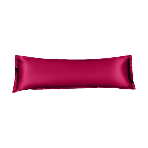 HOARBOEG Waterproof Satin Body Pillowcase - Long Ice Silk Pillow Cover with Envelope Closure for Hair & Skin Protection, Cooling Comfort Bedroom Decor