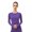 Purple, variant on Baywell Womens Thermal Shirts Long Sleeve Fleece Lined Compression Workout Tee Base Layer Tops for Fall Winter S-2XL