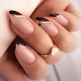 thumbnail image 4 of Buy 2 Get 1 Free 24Pcs Valentines Day Press on Nails Medium  Fake Nails Wine Red Glitter Glue on Nails Heart Full Cover False Nails with Charms Design Valentines Nails Square Holiday Artificial Nails, 4 of 26