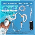 thumbnail image 4 of MP3 Music Player Underwater Headphones for Swimming Laps Watersports Short Cord 4GB-Black, 4 of 5