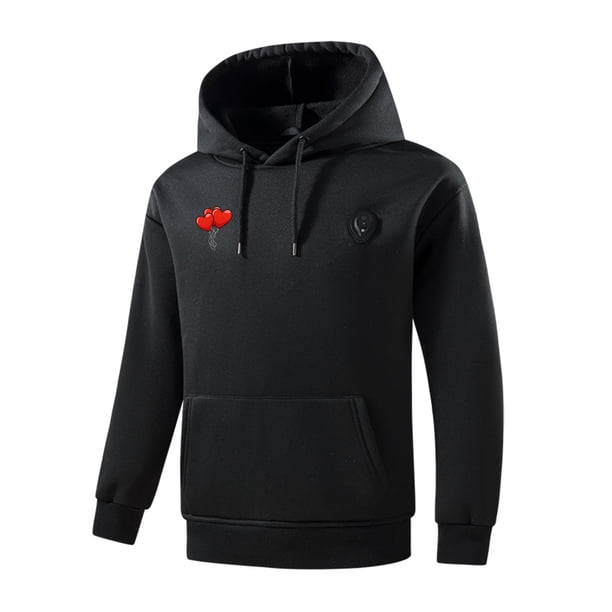 Ceisia Men's Winter Gift Casual Solid Color Round Neck Long Sleeve Hoodie - Comfortable Daily Outdoor Wear