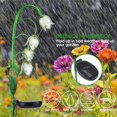 thumbnail image 2 of Luz solar para jardín VCUTEKA con flor de vidrio y estaca de 67 cm, 2 of 9