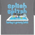 thumbnail image 3 of Pete The Cat - Splish Splash Pete In Bath - Men's Short Sleeve Graphic T-Shirt, 3 of 6
