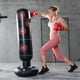 thumbnail image 2 of Saco de Boxeo Inflable Soporte de Perforación de Tren Equipo de Fitness (Negro 1.6m) Ehuebsd  Para estrenar, 2 of 7