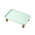 thumbnail image 4 of Soporte elevado para cuenco para gatos, cómodo, lavable, protege el cuello, suministros para mascotas, soporte para plato de alimentación para Verde, 4 of 8