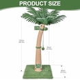 thumbnail image 3 of 40'' Tall Cat Scratching Post Cat Tree, Curved Design Cat Scratcher Post with 3 Interactive Balls, Natural Sisal Rope Cat Scratching Posts for Indoor Cats Adults Kittens, Multi-Combinable (Style A), 3 of 7