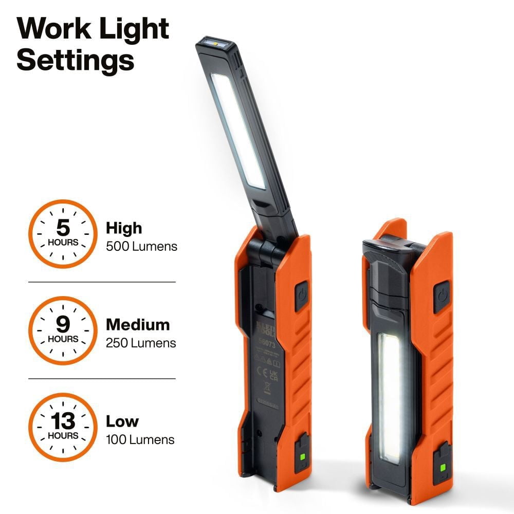 Klein Tools Rechargeable Handheld Folding Work Light
