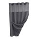 thumbnail image 5 of Cortina de ducha, accesorio versátil para baño, forro de hotel, lavable. Gris, 5 of 8