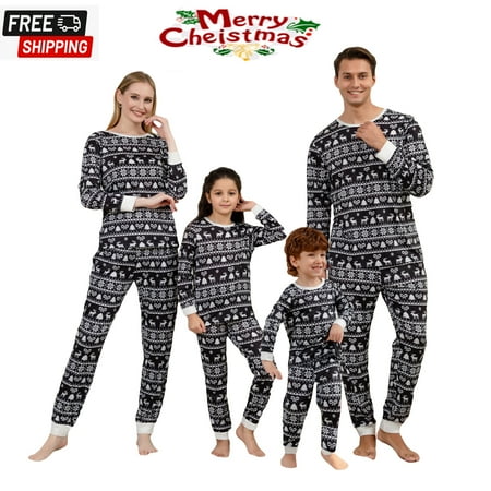 

Sunisery Cotton Holiday Family Jammies Pajamas