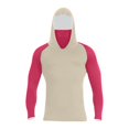 thumbnail image 2 of Men's UV Protection Sun Hoodie Color Block UPF 50+ Long Sleeve Fishing Shirt Lightweight Hiking Rash Guard, 2 of 4
