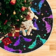 thumbnail image 5 of FMSHPON Halloween Luminous Bats Xmas Christmas Tree Skirt Stand Mat for Holiday Party Decoration Indoor Outdoor 48 inches, 5 of 6