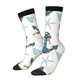thumbnail image 1 of Balery Anchors And Shells Calcetas Largas con Estampado para Hombre y Mujer – Suaves y Transpirables, Talla Única (US 5-11), 1 of 6