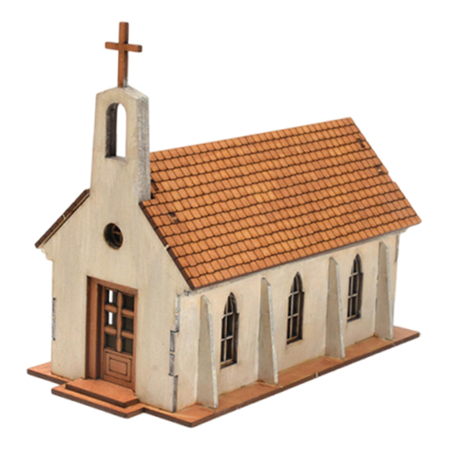 Model Hobby Building Kits Miniature House Wood Construction for Kids Learning Fairy Garden Decor