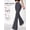 Dark Grey, variant on Women's Crossover Waist Flare Pants, Solid Color Sports Yoga Pants, Crossover Waist Unique Casual Long Pants, Suitable For All Seasons Solid Color Tight Sports Pants,