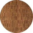 thumbnail image 1 of Ahgly Company Indoor Round Abstract Orange Modern Area Rugs, 8' Round, 1 of 4