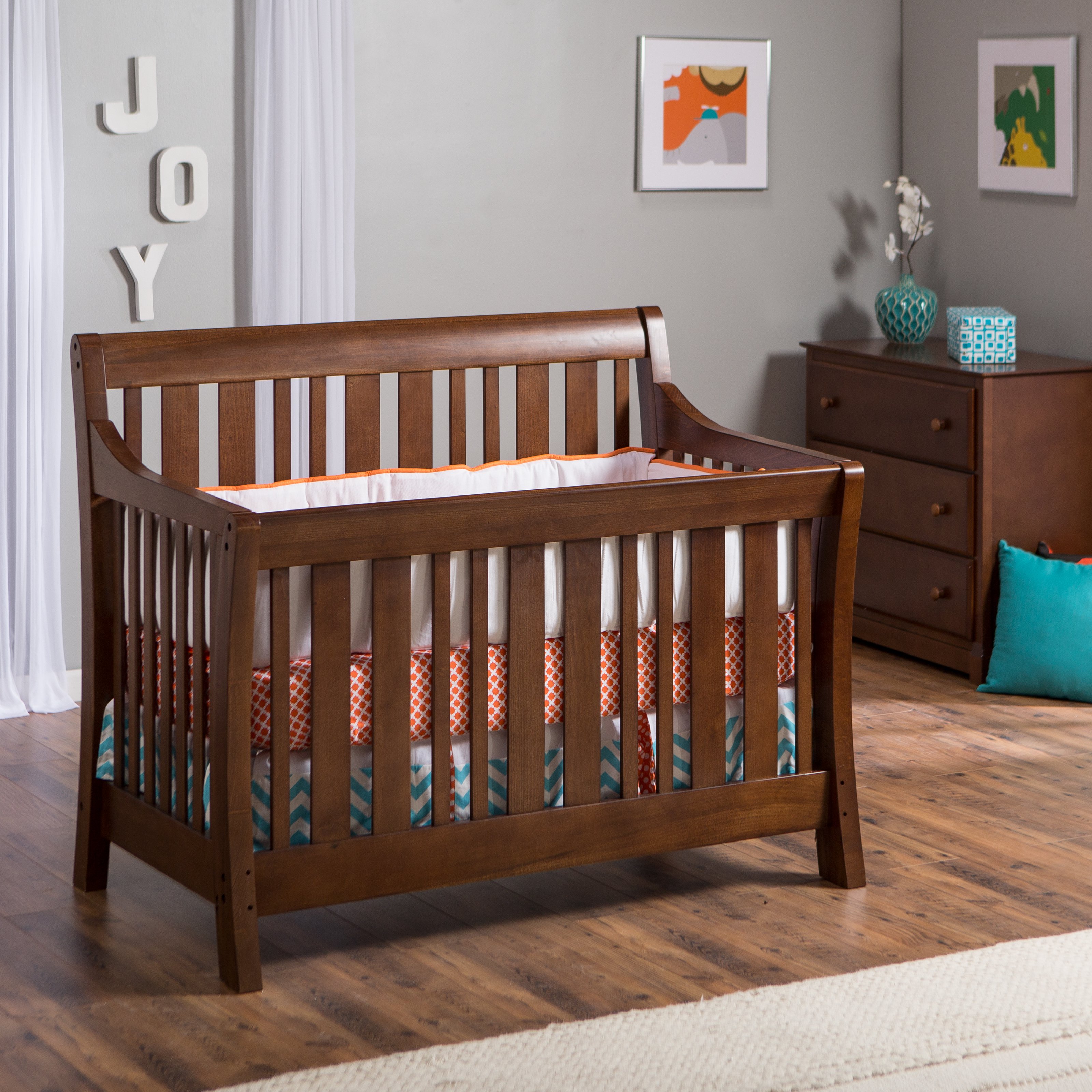 Nursery Smart Darby 3 In 1 Convertible Crib Only Espresso