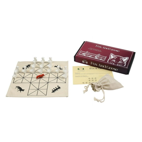 Medieval Fox and Geese (Cloth Board Game in Box)