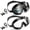 Black & Black Silver, variant on AEGEND Adult Swim Goggles 2 Pack, Wide View Anti-Fog UV Protection Swimming Goggles for Men & Women, Leakproof Silicone Seal with Nose Clip, Ear Plugs & Mesh Bag