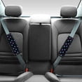 thumbnail image 2 of Chririnla Dog Paw Print Car Seat Belt Pads 2 Pack Seat Belt Shoulder Pad Washable Heat Insulation Suitable for Van Sedan, 2 of 8