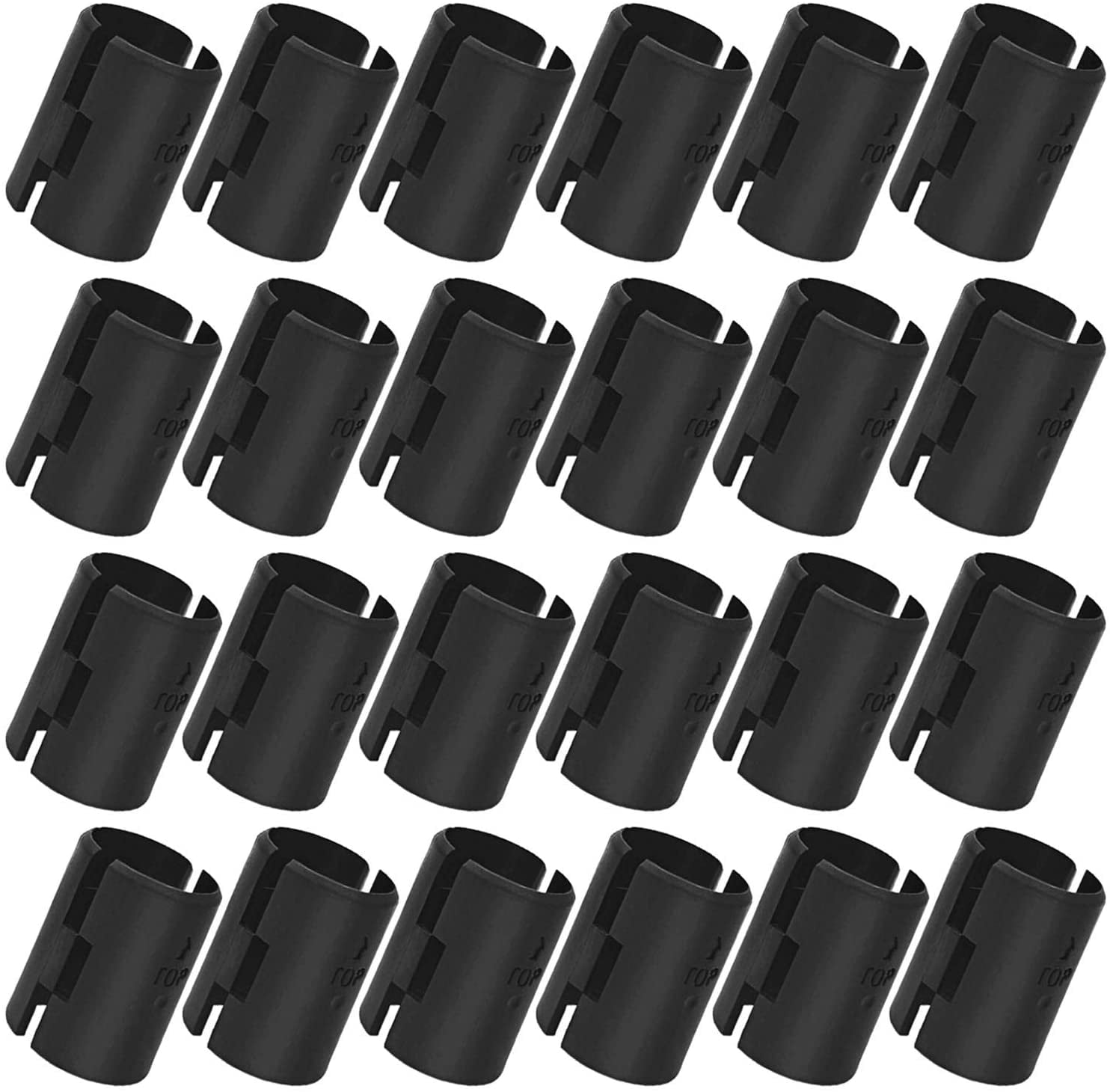 Wire Shelf Lock Clips 24Pairs Clips Brackets Split Sleeves Wire Shelf