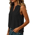 thumbnail image 5 of Sheghy Tank Tops 100%Cotton Women's Solid Color Sleeveless V-Neck Casual Cotton-Linen Top, 5 of 8